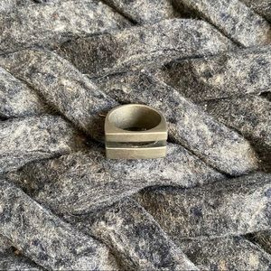 Vintage DOUBLE BAR RING